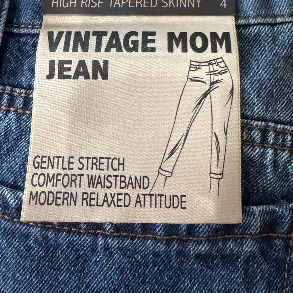 NEW Seven7 vintage mom jeans high rise - Picture 4 of 5